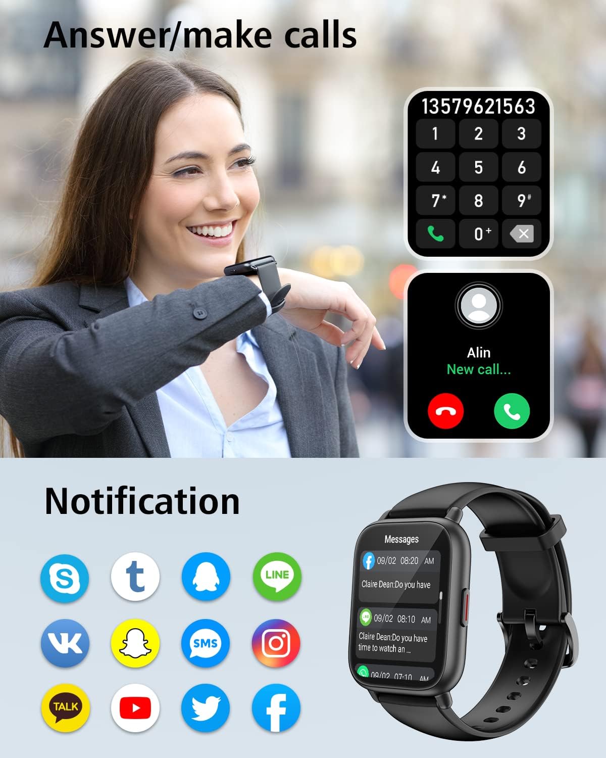 RUIMEN Smart Watch