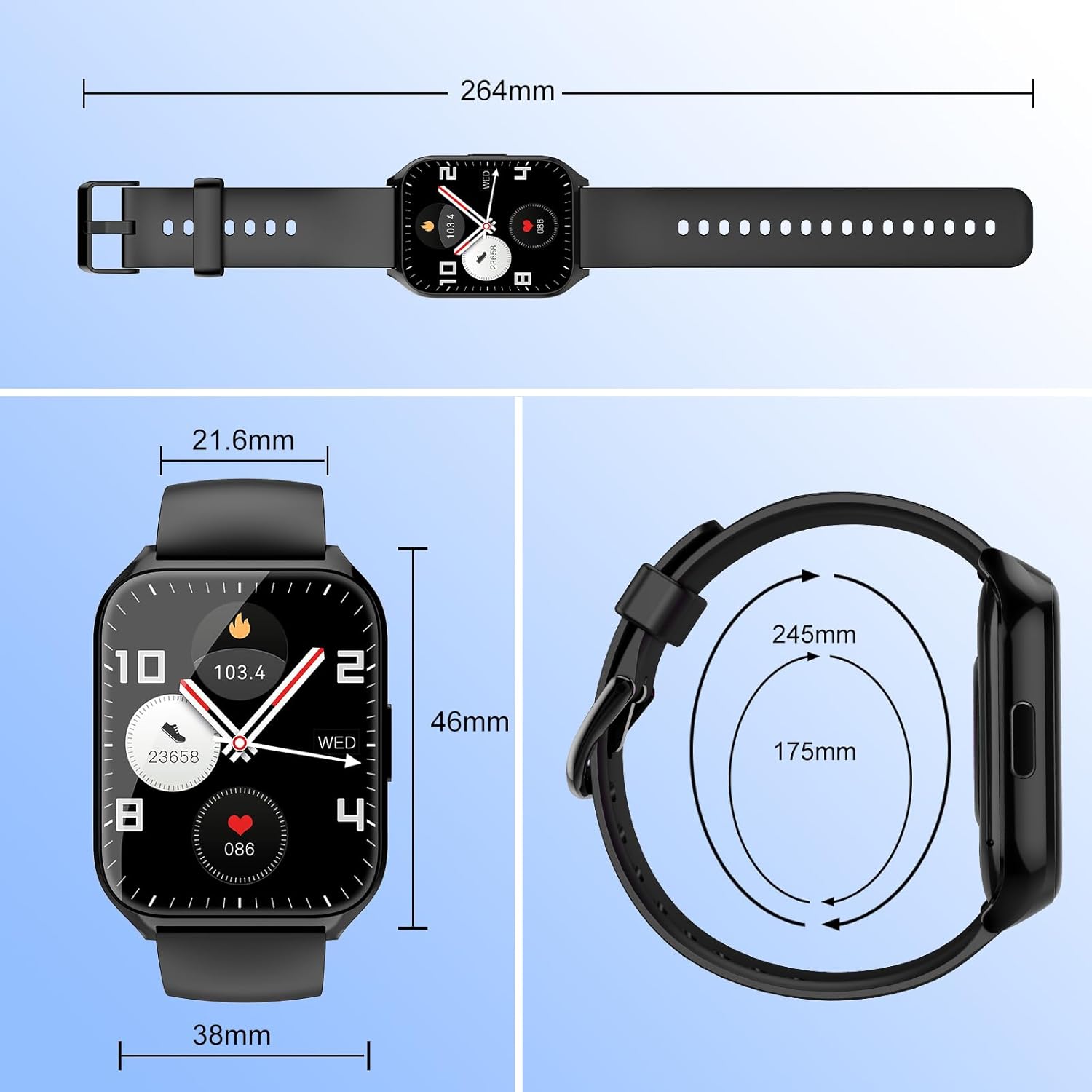 Smart Watch for Men Women