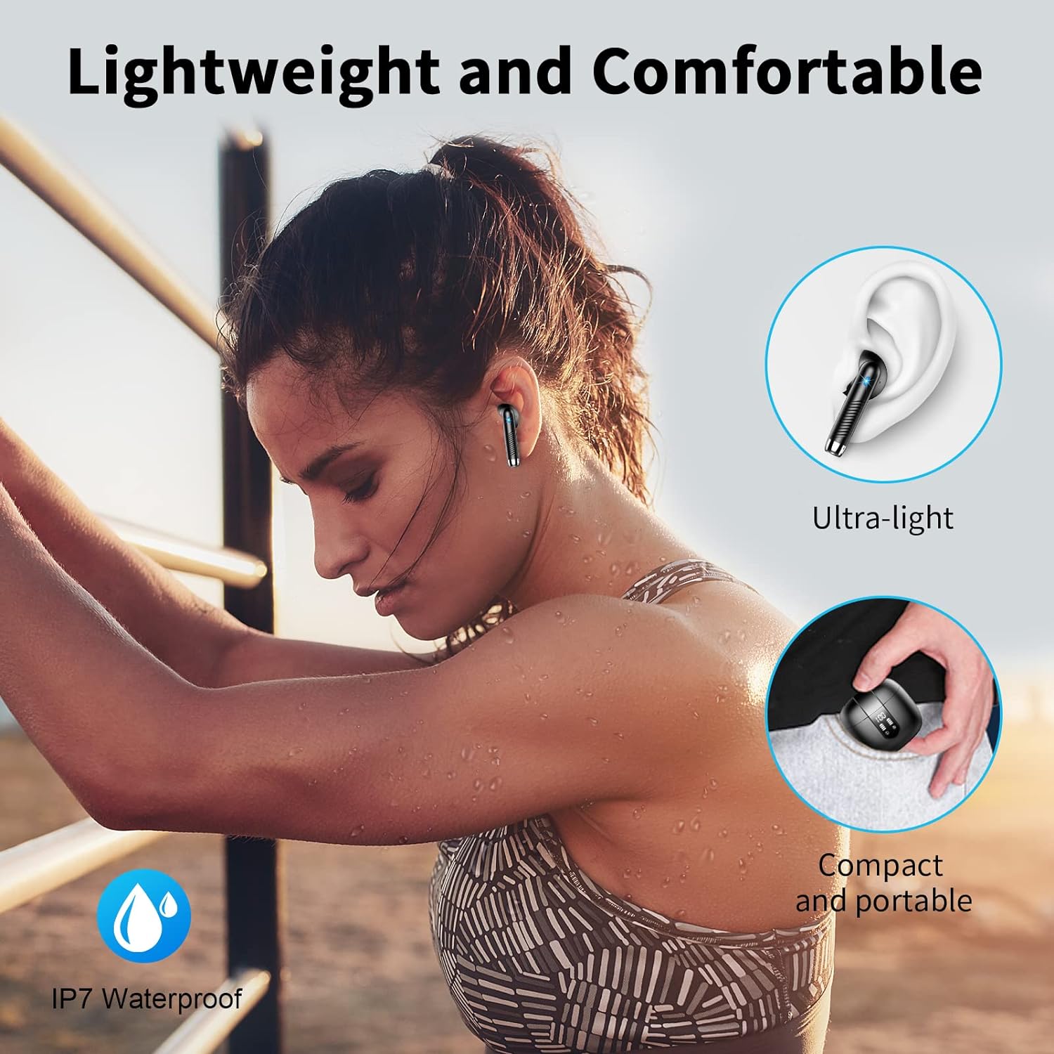 Bluetooth 5.3 Wireless Earbuds