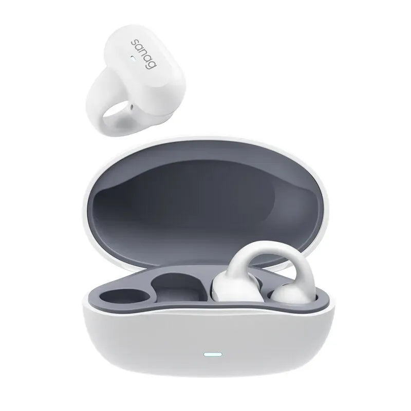 Sanag Z50s Open Ear Air Conduction TWS Earphone Bluetooth Wireless Headphone Panoramic Sound Sports Waterproof Ear Clip Earbuds