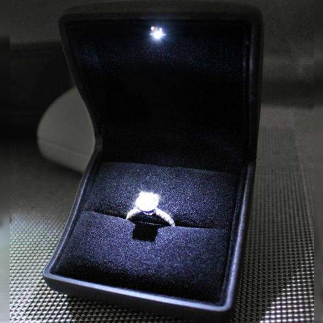 Valentine's Day Gift - LED Light Proposal, Engagement, Ring Box