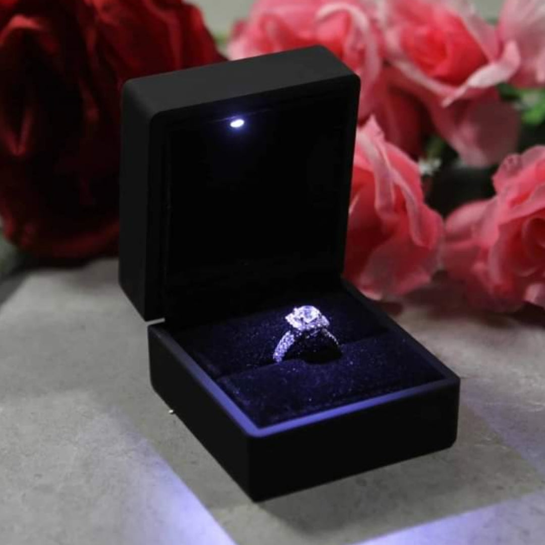 Valentine's Day Gift - LED Light Proposal, Engagement, Ring Box