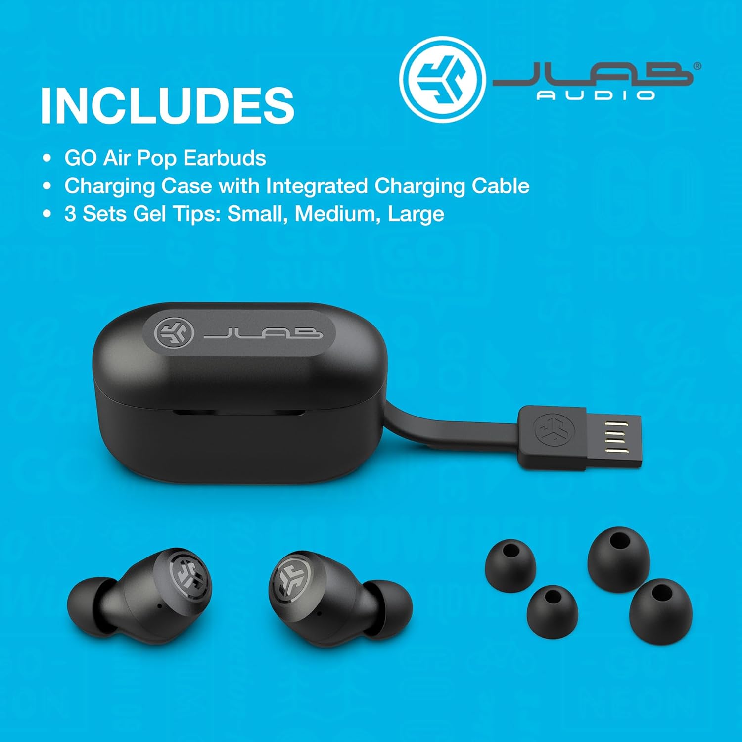 JLab Go Air Pop True Wireless Earbuds